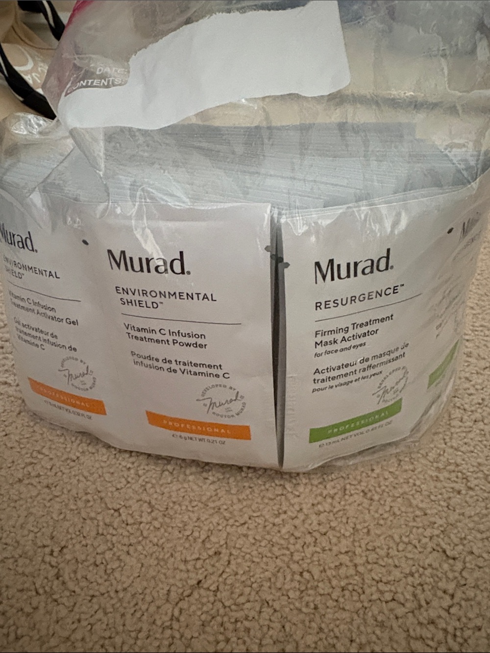 Murad Skincare Trio Pack — White with Orange & Green Accents